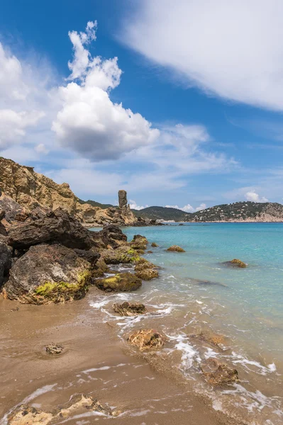 Figueral plaj Ibiza — Stok fotoğraf