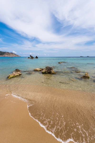 Plage figurative à Ibiza — Photo