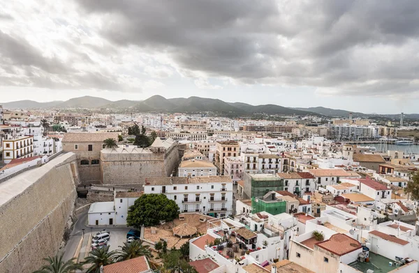 Ibiza Town and harbor, Balearic Islands — Stock Photo, Image