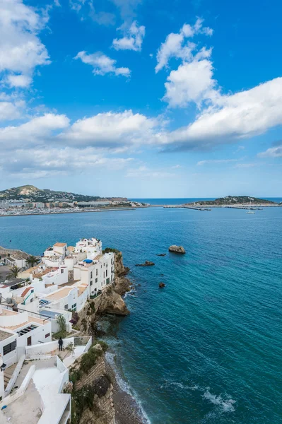 Ibiza Miasto i port, Baleary Obrazy Stockowe bez tantiem
