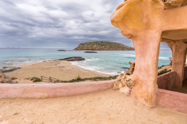 Conta beach in Ibiza — Stock Photo, Image