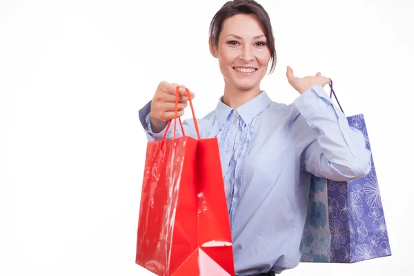 Shopping woman — Stock Photo, Image