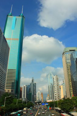 Skyscrapers in Shenzhen, China clipart