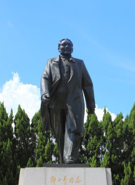 deng xiaoping bronz heykeli