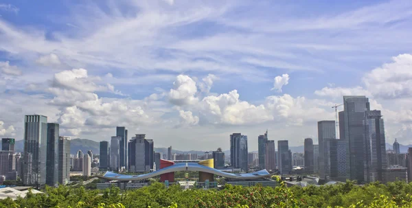 Pohled na občanské centrum shenzhen, Čína — Stock fotografie