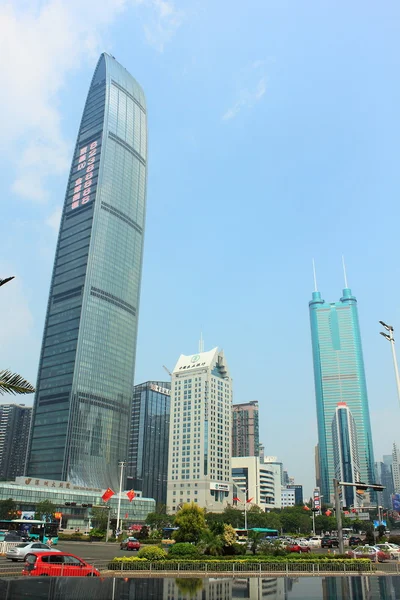 Skyscrapers in Shenzhen, China — Stock Photo, Image