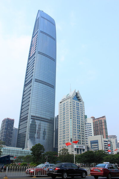 The KingKey 100 building is a new landmark of ShenZhen
