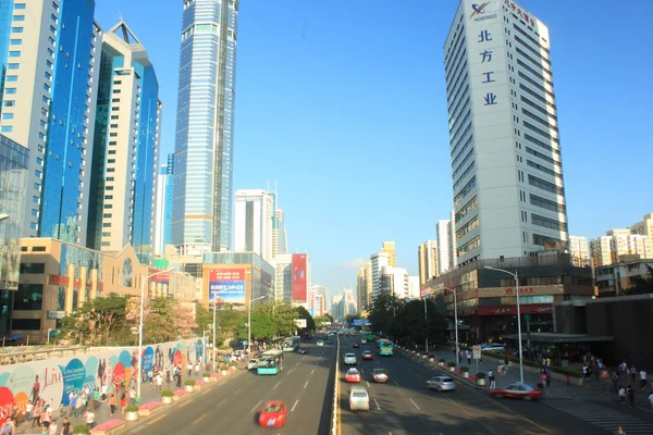 Paysage urbain, Shenzhen, Chine — Photo