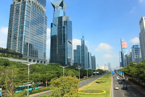 Gratte-ciel en Shenzhen, Chine — Photo