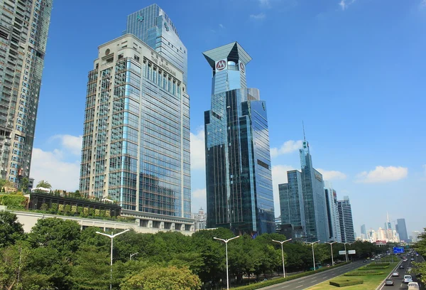 Hochhäuser in Shenzhen, China — Stockfoto