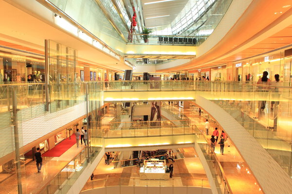 A modern shopping center of shenzhen,china