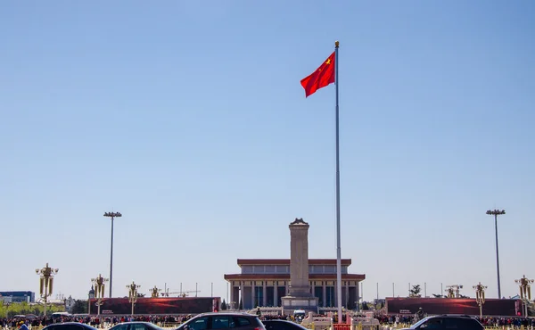 Place Tiananmen et Tombeau de Mao — Photo