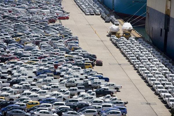 Car stockpile — Stock Photo, Image