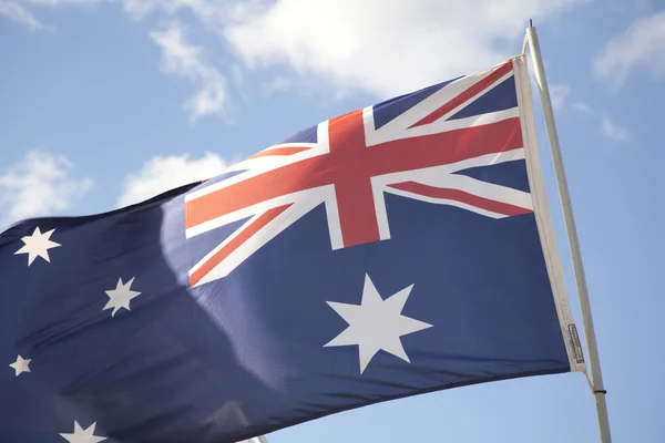 Aussie flagga — Stockfoto