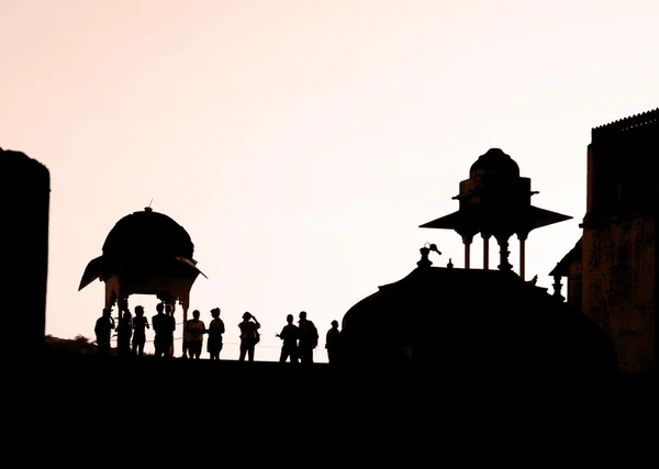 Silhouette india — Stock Photo, Image