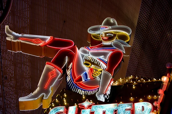 Las Vegas cowgirl — Stok fotoğraf