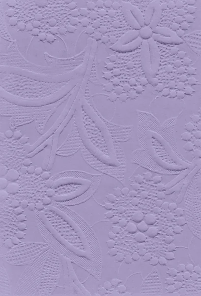 Floral papier paarse reliëf — Stockfoto