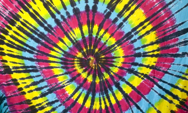 Tie dye hippy mönster — Stockfoto
