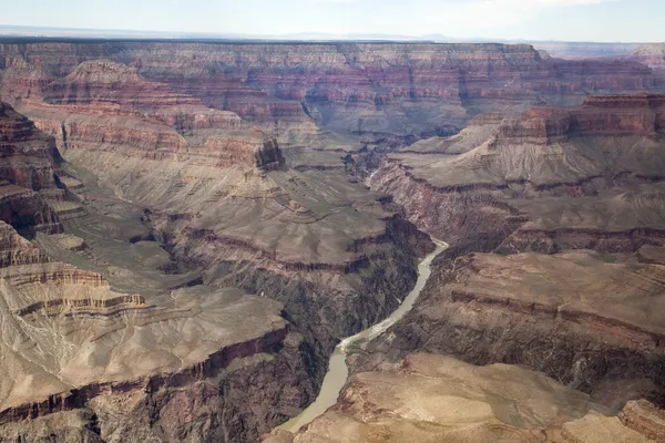 Grand canyon w Widok perspektywiczny — Zdjęcie stockowe