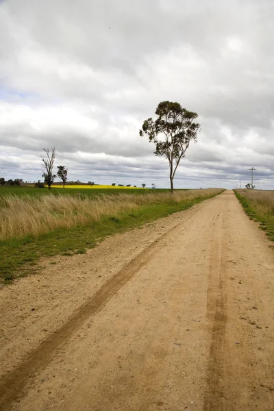 孤独な道路オーストラリア — ストック写真