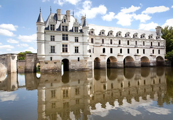 Château-de-chenonceau coté loire vallley Telifsiz Stok Imajlar