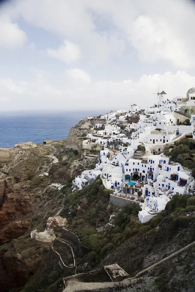Santorini Grekland att bygga — Stockfoto