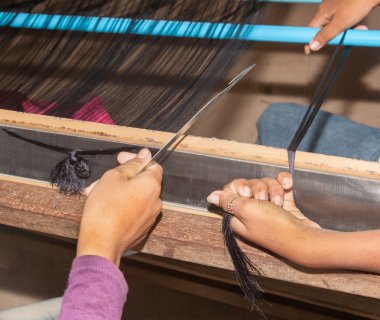 Silk maken van Cambodja