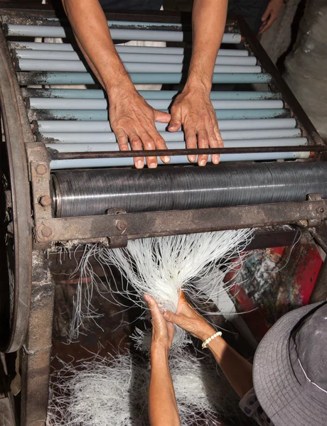 Macarrão fazendo cambodia — Fotografia de Stock