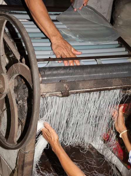 Making noodles — Stock Photo, Image