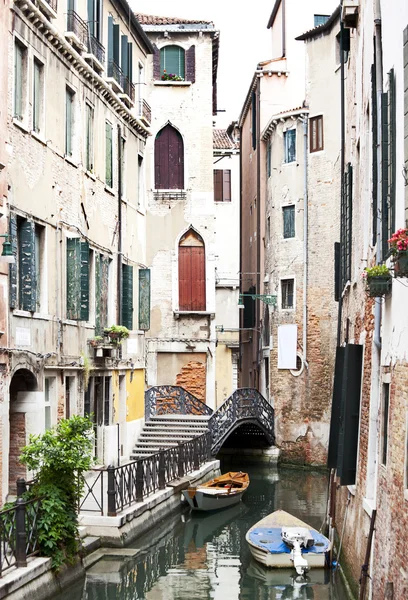 Сцена в Венеции — стоковое фото