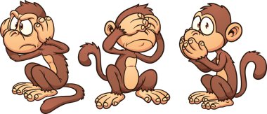 karikatür maymun