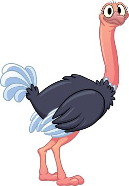 karikatür devekuşu