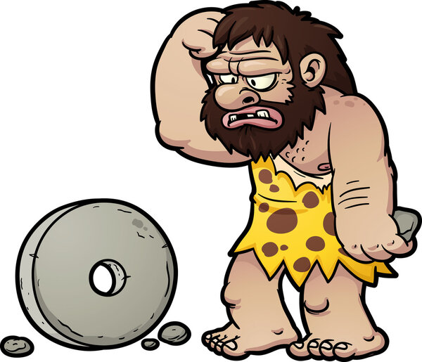 Cartoon caveman
