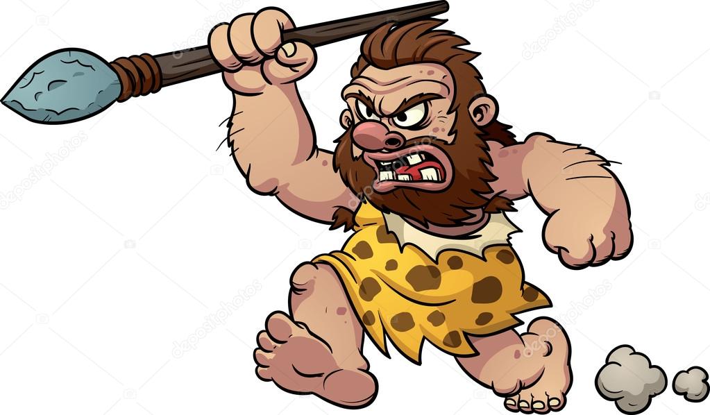Angry caveman
