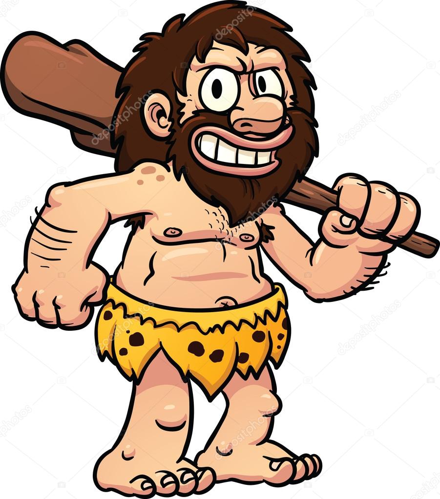 Cartoon caveman
