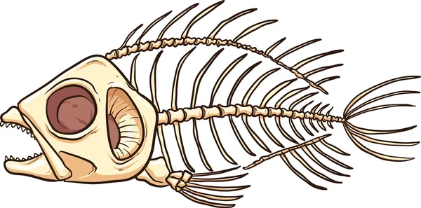 Szkielet ryb — Wektor stockowy