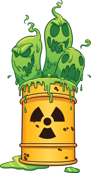 Radioactive waste — Stock Vector