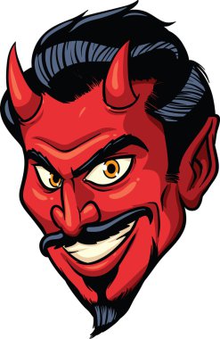 Devil head clipart
