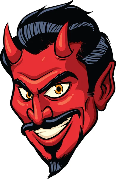 Devil head — Stock Vector