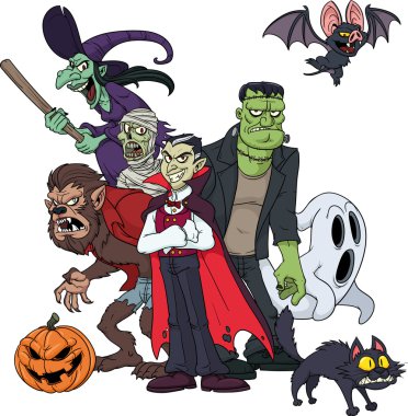 Klasik halloween karakterler