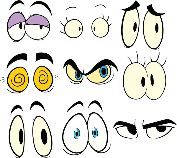 Cartoon eyes — Stock Vector