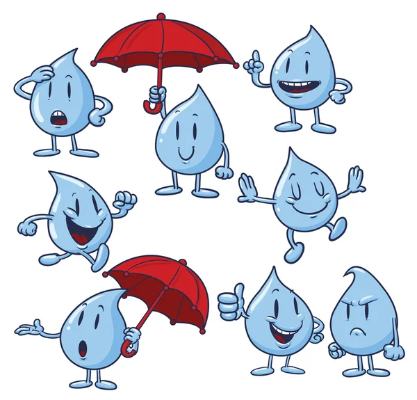 Gotas de agua — Archivo Imágenes Vectoriales