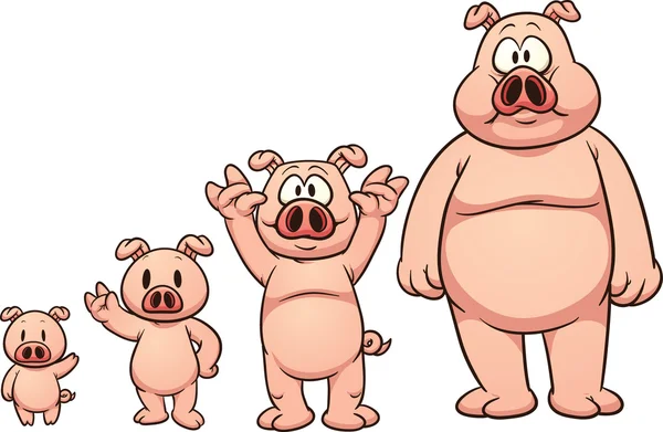Uprawy świnia — Wektor stockowy
