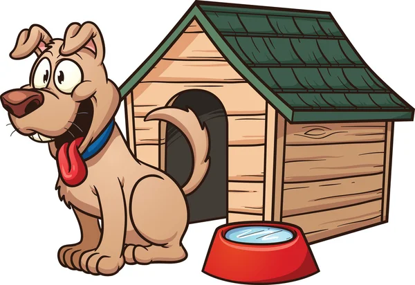 Dog house — Stock Vector