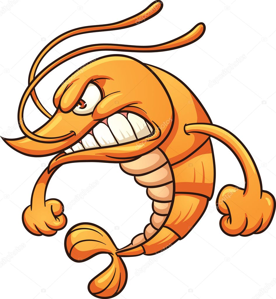 Angry shrimp