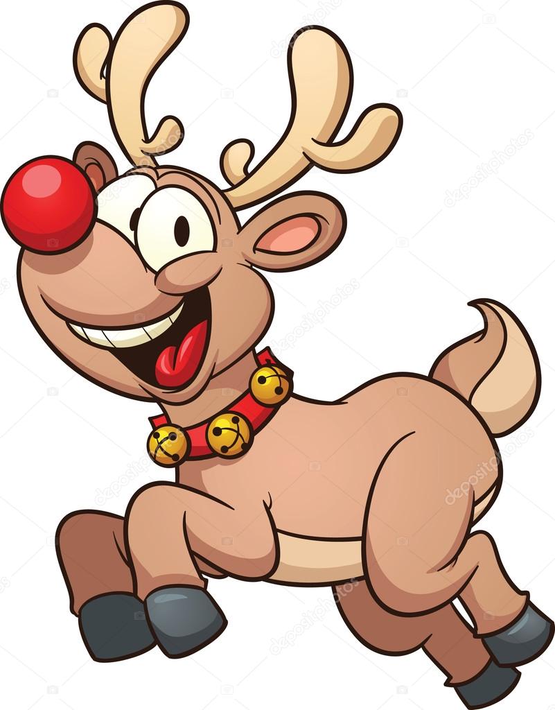 Cartoon reindeer