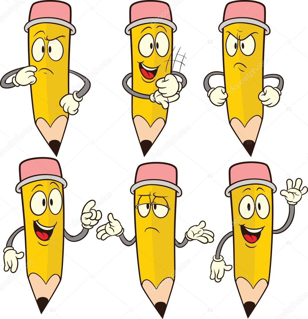 Cartoon pencil Stock Vector Image by ©memoangeles #15785829 Cartoon pencil Stock Vector Image by ©memoangeles #15785829