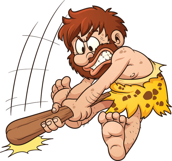 Angry caveman