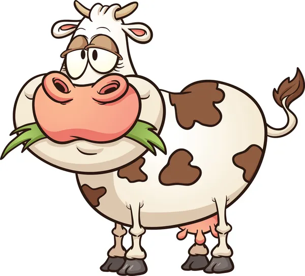 Корови мультфільм — стоковий вектор