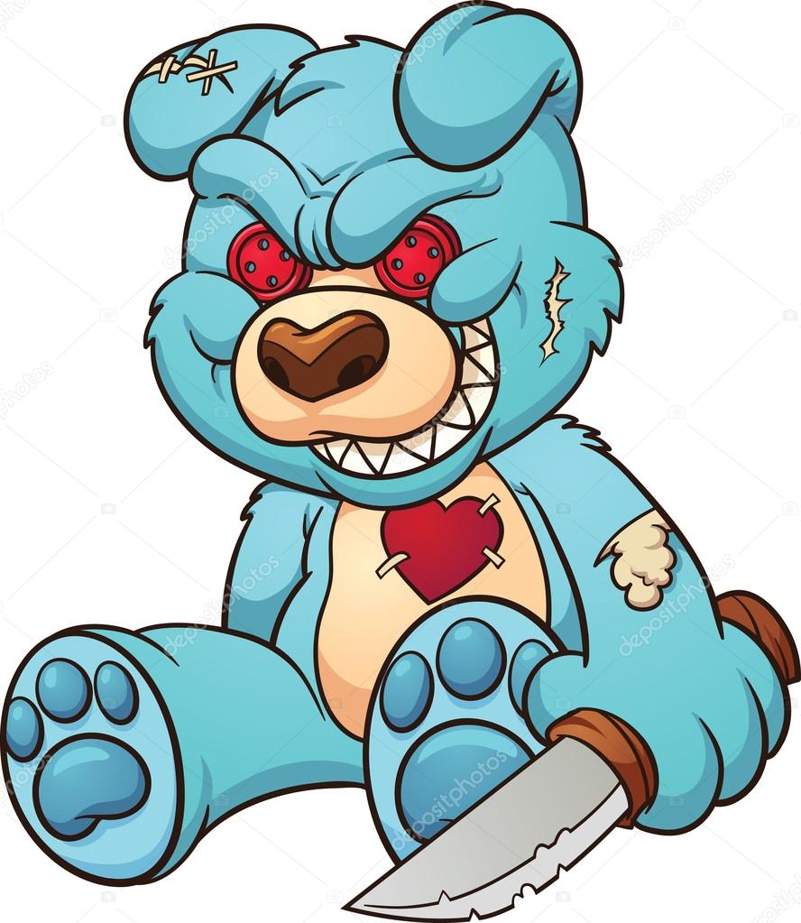 Evil teddy bear